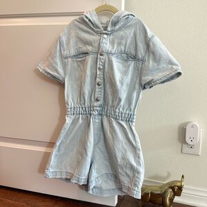 ZARA KIDS/Girl Light Blue Denim Romper Size 10